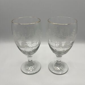 Arby’s Libbey Winter Wonderland Glasses Set Of 2